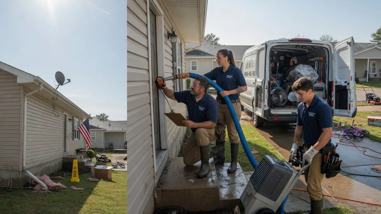 Ceiling Water Damage Restoration in Payson, IL near me